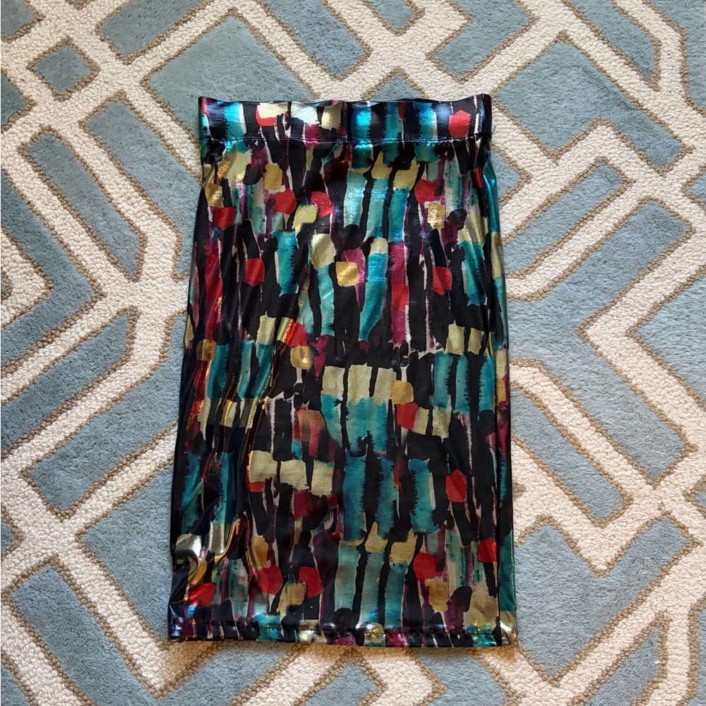 Multicolor Abstract Women's Skirt
